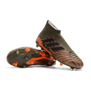 Adidas Predator 18+ FG Kopačky Dámské – Zelená oranžový